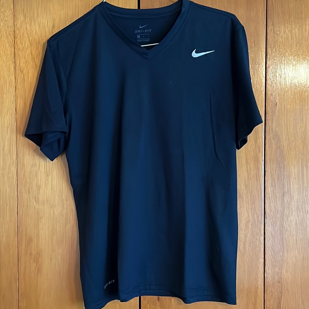 Nike Dri-Fit V-Neck Large Black Men’s Tee Shirt MSRP:39.95